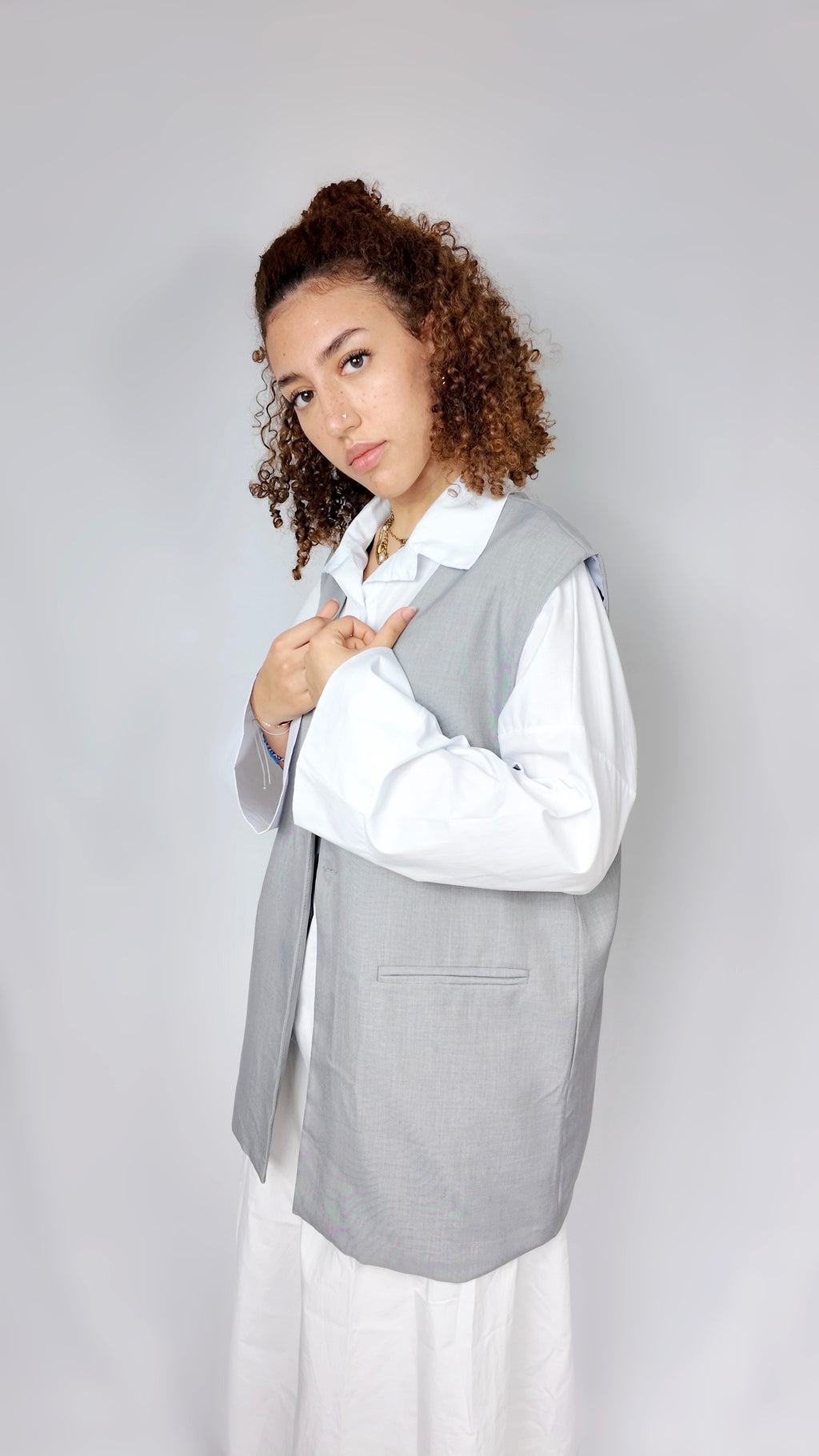 BLAZER SANS MANCHE OVERSIZE NARYMEL