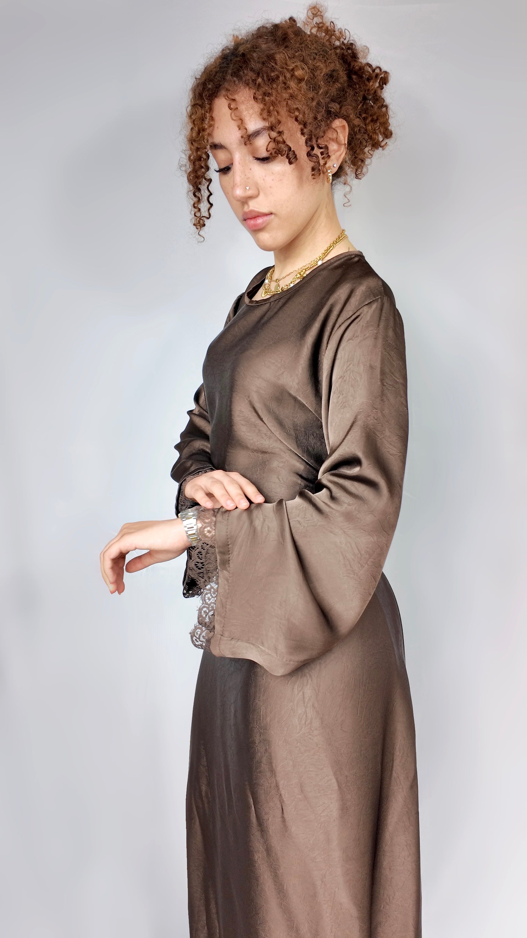 ROBE MELYA MANCHE DENTELLE
