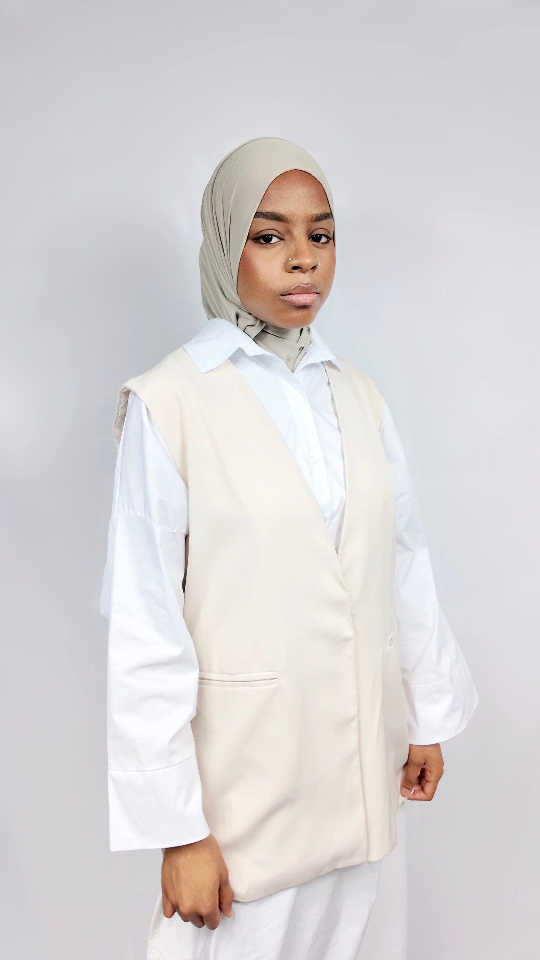 BLAZER SANS MANCHE OVERSIZE NARYMEL